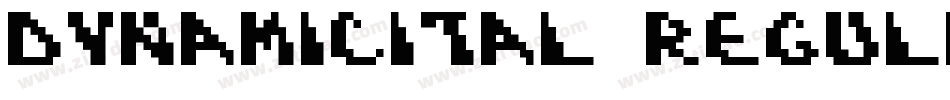 DynamicItal Regular字体转换